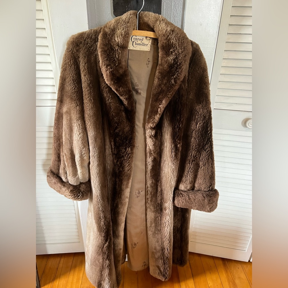 Vintage Conrad & Chandler full length fur coat